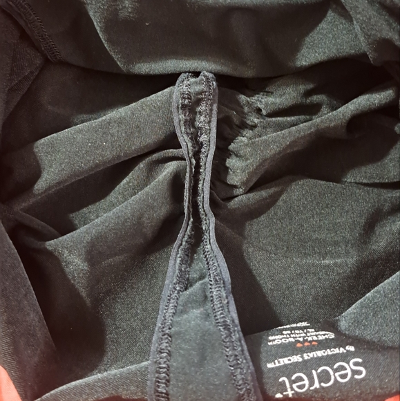 Secert By Victoria Secret Black Cheekaboo Skirt With Thong - Picture 4 of 4